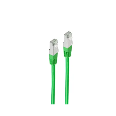 Productafbeelding van Patchkabel Cat. 5e, F/UTP, groen, 15 meter