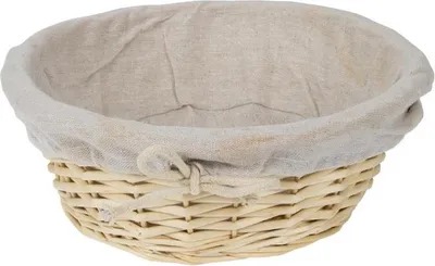 Immagine prodotto di Cesto per il pane Olympia in vimini con fodera, 25 cm