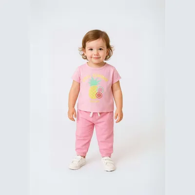 Produktbild von Minoti T Shirt Baumwolle Rosa Gr. 80 für Mädchen