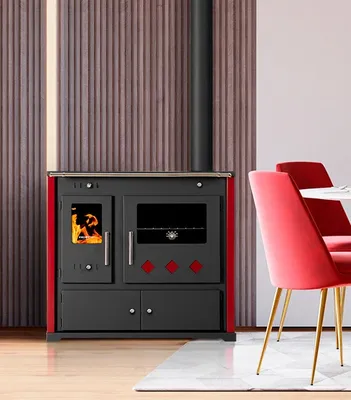 Produktbild von Practik Lux Eco 9,5 kW Holzherd | Backofen, Gusseisentop & A+ Effizienz