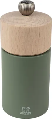 Produktbild von PEUGEOT Pfeffermühle BOREAL 12cm Zirkonia-Mahlwerk Buchenholz Olivgrün