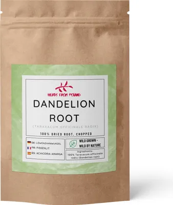 Produktbild von Herbs from Poland Löwenzahnwurzel, Unterstützt Verdauung, Leberentgiftung, Stärkt das Immunsystem, 100% Natürlich -500g