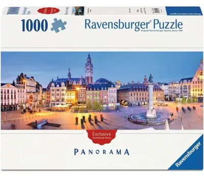 Produktbild von RAVENSBURGER Panoramapuzzle Lille, Frankreich 1000 dlks
