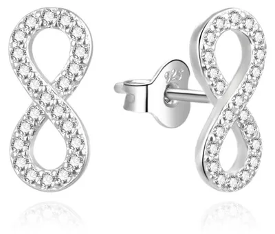 Immagine prodotto di Orecchini in argento senza tempo Infinity AGUP3462