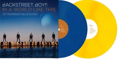 Image de Backstreet Boys : In A World Like This (édition deluxe 10e anniversaire) (vinyle bleu/jaune) -   - (Vinyle / Pop (vinyle))