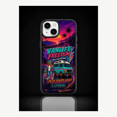 Image de Coque pour iPhone 15, étui de protection pour téléphone avec motif "vanlife" – LUNØIR ©