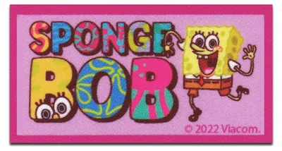 Obrázek produktu pro Comercial Mercera SpongeBob SquarePants © s potiskem - nášivka, nažehlovací, nažehlovací obrázek, nášivka, nášivky, k nažehlení, velikost: 7,5 x 4 cm