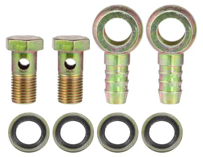Obrázek produktu pro 2 kusy adaptérů pro banjo s vnitřním závitem M14x1,5 – pro motory a brzdové systémy