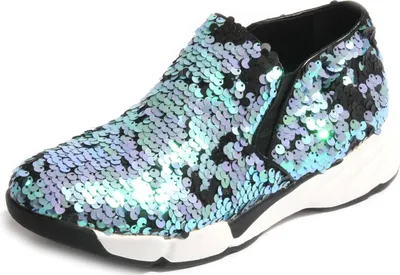Produktbild von B0266 sneaker donna UMA PARKER NY blu/viola/nero paillettes Schuh Frau