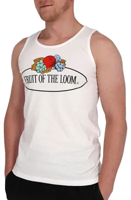 Produktbild von Fruit of the Loom ärmelloses T-Shirt mit Vintage-Logo