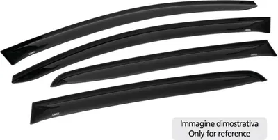Image de Déflecteur d'air adhésif AirPlus avant+arrière pour Dacia Logan MCV 5p 10/13>09/21