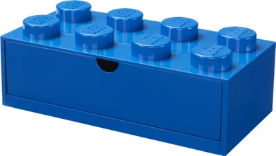 Produktbild von LEGO Schubladenbox DESK DRAWER 8 1 Schub blau