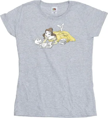 Produktbild von Disney - "Beauty And The Beast" T-Shirt für Damen BI11996 (M) (Grau)