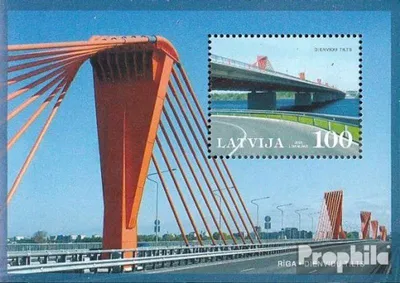 Produktbild von Briefmarken Lettland 2009 Mi Block28 (kompl.Ausg.) postfrisch Brücken