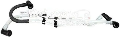 Produktbild von METZGER Kraftstoffleitung 2150003 zwischen Kraftstofffilter und Einspritzpumpe für RENAULT SCÉNIC II (JM0/1)