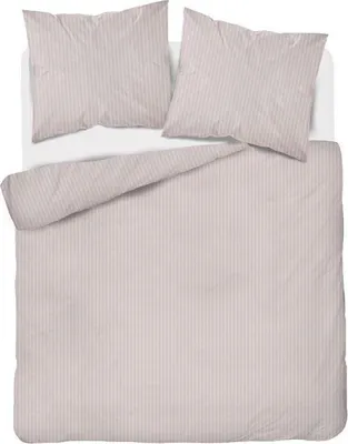 Obrázek produktu pro Detexpol Damaškové povlečení 180x200 pudrově růžové jednobarevné pruhy 1 cm Pure