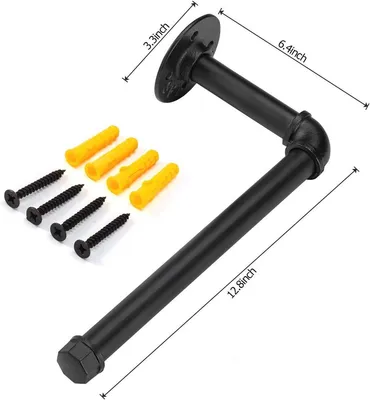 Industrielle Rohr Küchen Küchenrollenhalter - Wandmontage für Badezimmer und Küche