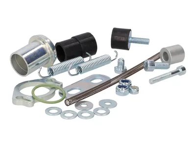 Zdjęcie produktu dla Zestaw montażowy wydechu Tecnigas E-NOX do Derbi Senda (00-), Aprilia RX, SX, Gilera RCR, SMT