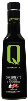 Produktbild von Olivenöl extra nativ Knoblauch und Chili - 0,25 lt. - Quattrociocchi