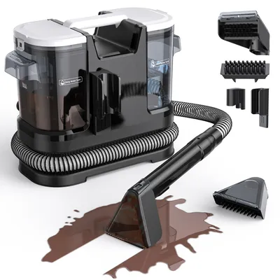 Image de Nettoyeur de tissus Welsauber, aspirateur à eau, 18 kPa, 600 W, nettoyeur de tapis, aspirateur-laveur