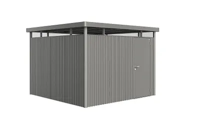 Obrázok produktu pre Záhradný domček Biohort HighLine kov kremeň sivý-kovový