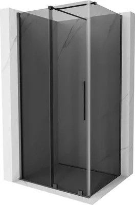 Produktbild von Mexen Velar Duschkabine 100x90 cm Schiebetür Graphit Gun Gray
