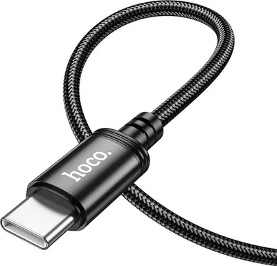 Immagine prodotto di Cavo Hoco da USB-C a USB-C, 3 A, 60 W, 1 m, X89 nero
