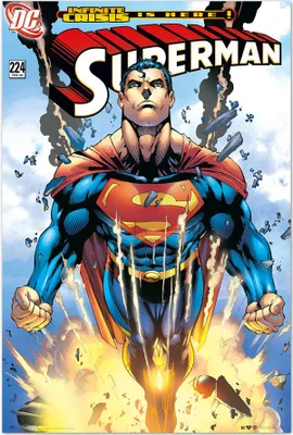 Produktbild von Erik Editores Dc Comics Superman Infinite Crisis Is Here! Plakat    One Size