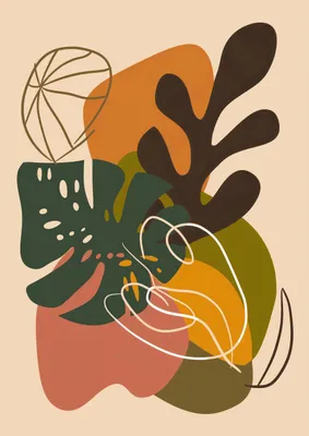 Produktbild von Plakat 29,7x42cm Waldkomposition