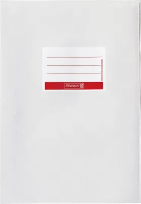Produktbild von BRUNNEN Hefthülle A5 weiss Folie mit Schild 104052500