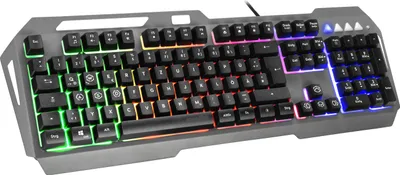 Produktbild von SPEEDLINK LUNERA Metal Rainbow Gaming Tastatur schwarz