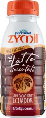 Produktbild von 12x Zymil laktosefreie Milch und Schokolade mit Kakao aus Ecuador altromercato 250 ml
