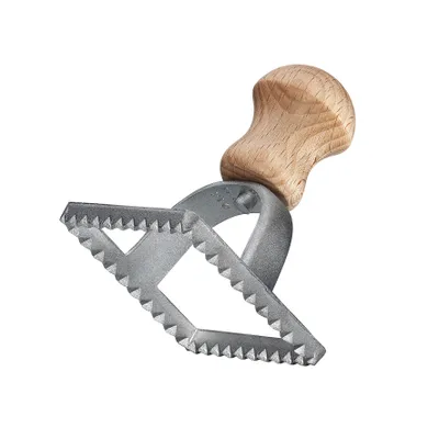 Produktbild von Küchenprofi Pastacasa, Ravioli-Maschinenaufsatz, Aluminium, Holz, Aluminium, Holz, 70 mm, 70 mm, 1 Stück(e)