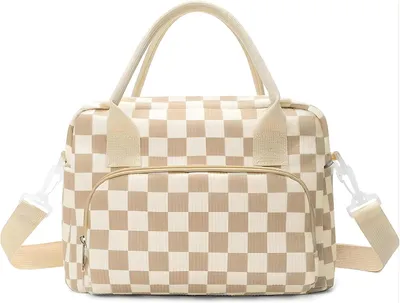 Imagen del producto de Bolsa enfriadora plegable, de 12 litros, con correa de hombro ajustable, ideal para el trabajo y para picnics