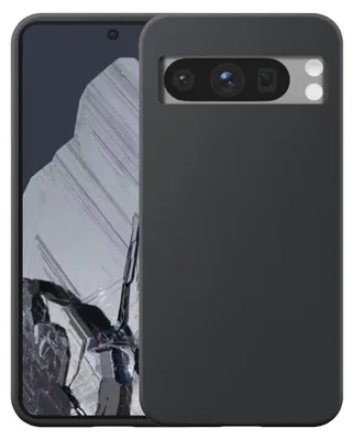 Image de Adapté à Google Pixel 8 Pro Phone Case Flexible Silicon TPU Case - Flexible Back Cover Case Silicone TPU - Black - Smartphonics