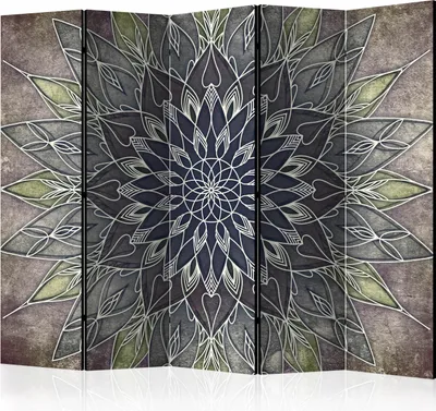 Obrázek produktu pro Orient 225x172 cm 5dílné černé jednostranné plátno