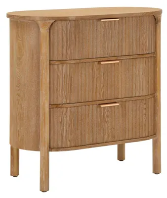 Obrázok produktu pre Komoda Tolosa 80,5 x 82 x 47 cm, smrek, MDF, kov, hnedá