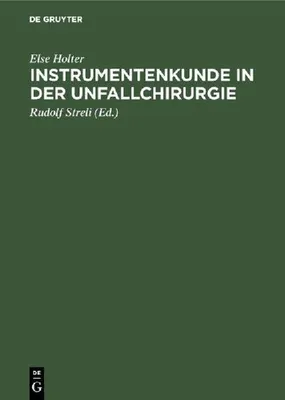 Produktbild von Instrumentenkunde in der Unfallchirurgie