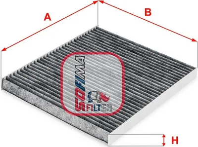 Produktbild von SOFIMA S 4256 CA Aktivkohle Innenraumfilter Pollenfilter für ALFA ROMEO GIULIETTA (940) Giulietta Kastenwagen (940)