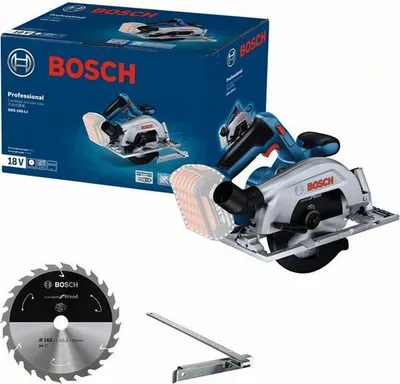 Produktbild von Bosch GKS 185-LI 16,5 cm Schwarz, Blau, Grau 5000 U/min