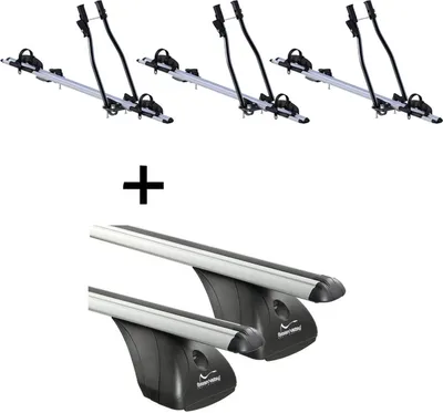 Produktbild von 3x Fahrradträger SAGITTAR + Dachträger VDP kompatibel mit für Peugeot 3008 5 Türer 2009-2016