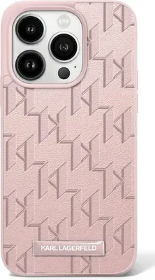 Zdjęcie produktu dla Etui Karl Lagerfeld Hot Stamp do iPhone 16 różowy