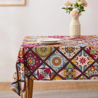 Produktbild von Famanu Tischdecke Bohemian bunt - 140 x 240 cm