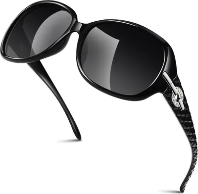 Immagine prodotto di GQUEEN Occhiali da sole polarizzati oversize Donne Protezione UV400 Occhiali da sole di moda con telaio grande