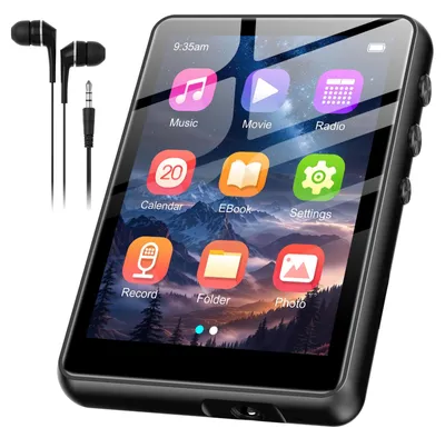 Productafbeelding van 128 GB MP3-speler met Bluetooth 5.3 en 2,4 inch touchscreen