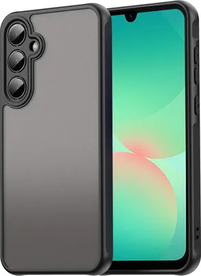 Obrázok produktu pre Puzdro pre Samsung Galaxy A26 - Zadný kryt Phonesta AirFrost Polopriehľadné - Matná čierna