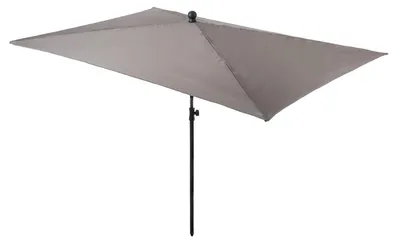 Obrázek produktu pro Zahradní slunečník – obdélníkový balkonový slunečník – 210 cm – skládací – velký