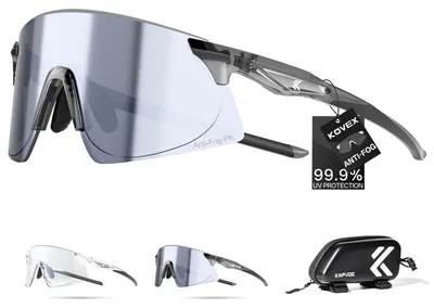 Zdjęcie produktu dla Okulary rowerowe fototropowe do aktywności sportowych