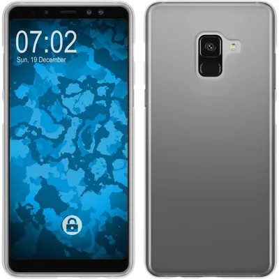 Produktbild von PhoneNatic Case kompatibel mit Samsung Galaxy A8 (2018) EU Version - clear Silikon Hülle matt Cover