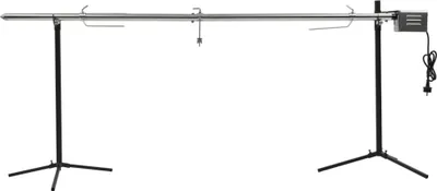 Obrázek produktu pro Grilovací rožeň s motorkem nerezová ocel 207 x 45 x 81 cm